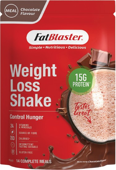 FatBlaster Weight Loss Shake 465g Chocolate Flavour*
