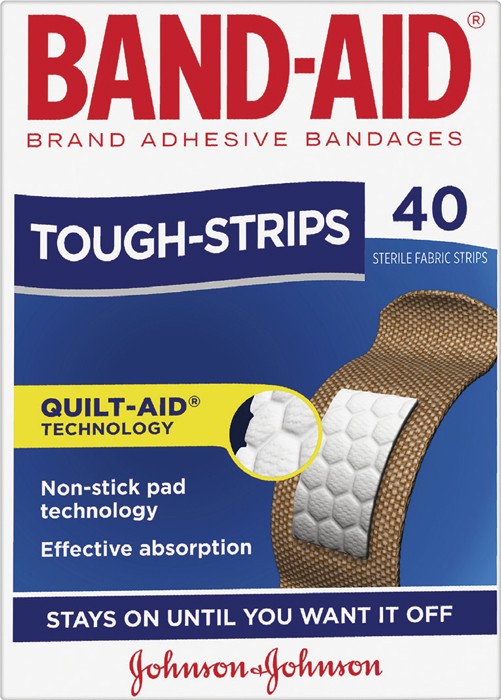 Band-Aid Tough Strips 40 Packs*