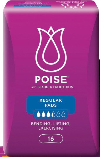 Poise Regular Pads 16 Pack*