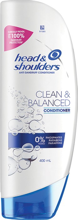 Head & Shoulders Clean & Balanced Conditioner 400mL