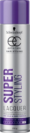 Schwarzkopf Extra Care Hair Styling Lacquer or Hair Spray 250g Selected Varieties