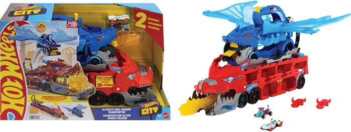 Hot Wheels Ultimate Dual Dragon Transporter