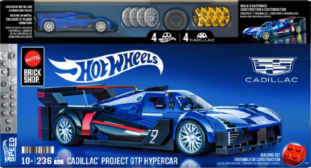 Mattel Brick Shop™ Hot Wheels® Cadillac Project GTP Hypercar