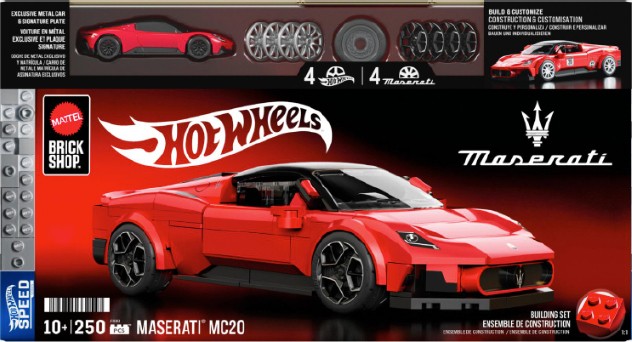 Mattel Brick Shop™ Hot Wheels® Maserati MC20