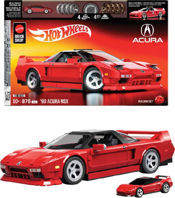 Mattel Brick Shop™ Hot Wheels® '90 Acura NSX