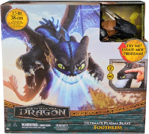 Dragon Movie Plasma Blast Toothless Figure