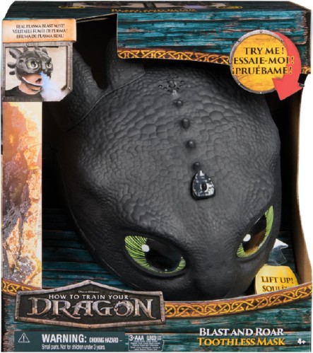 Dragon Movie Plasma Blast Toothless Mask