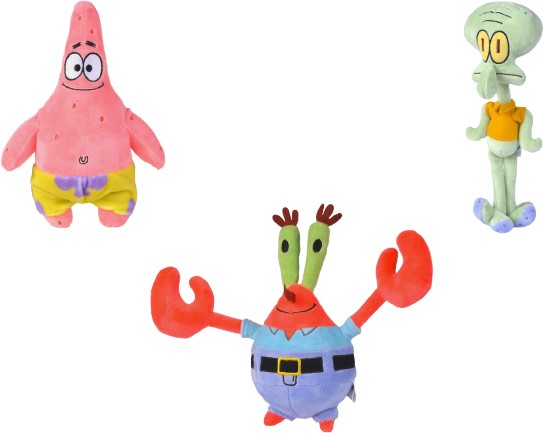 Spongebob Squarepants Assorted Plush 20cm