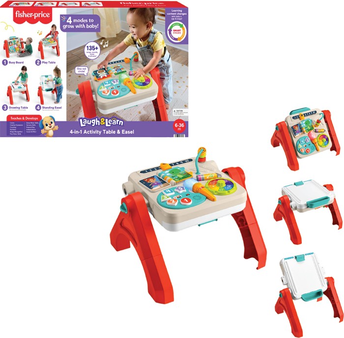 Fisher-Price Laugh & Learn® 4-In-1 Activity Table & Easel