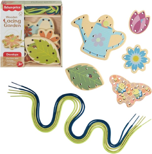 Fisher-Price Wooden Threading Garden