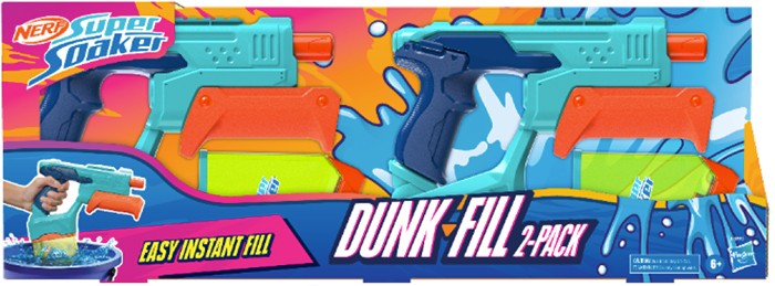Nerf Super Soaker Dunk-Fill Water Blaster 2-Pack