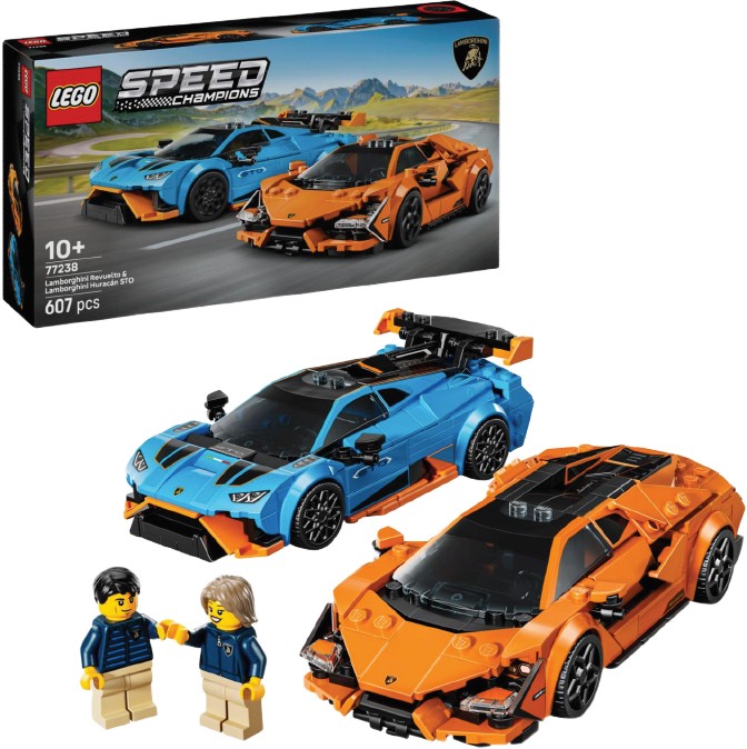 LEGO® Speed Champions Lamborghini Revuelto & Huracán STO 77238