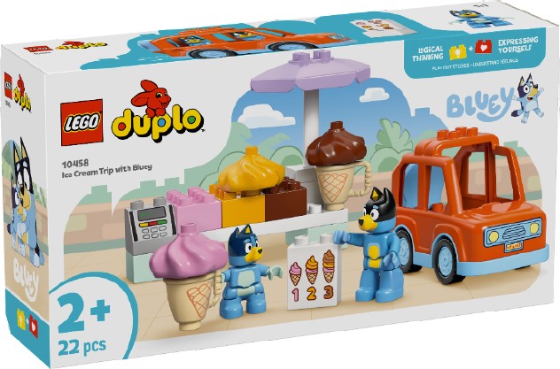 LEGO® Duplo® Bluey Ice Cream Trip with Bluey 10458