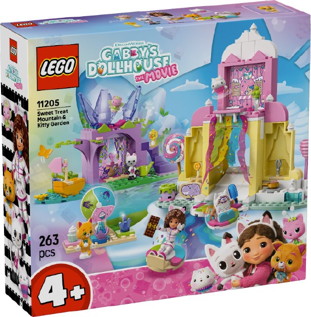 LEGO® Gabby's Dollhouse Sweet Treat Mountain & Kitty Garden 11205
