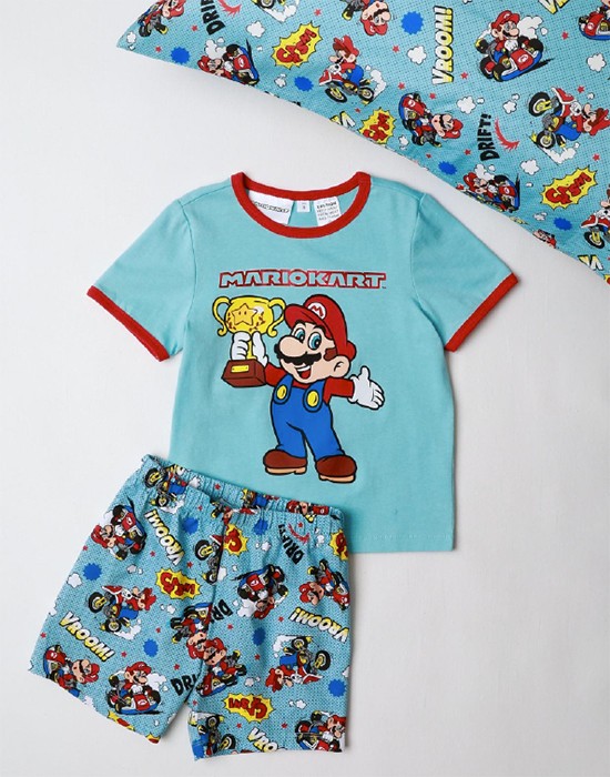 Super Mario Pyjama with Pillowcase