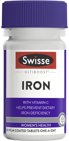 Swisse Ultiboost Iron Tablets 30 Pack^
