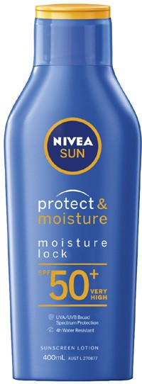 Nivea Sun Protect & Moisture Sunscreen SPF50+ 400mL^