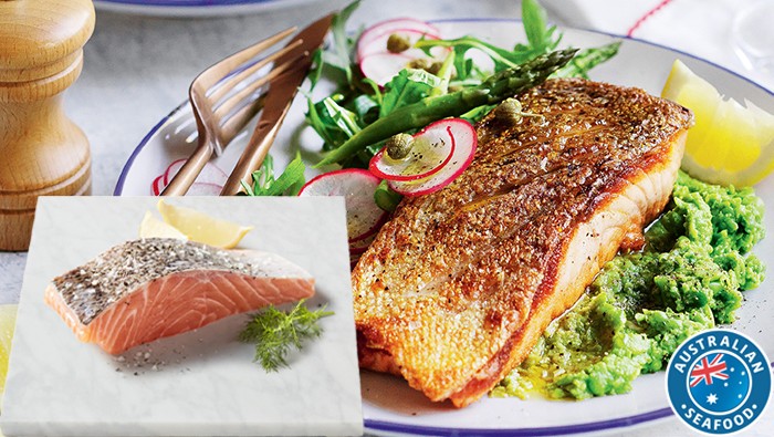 Coles Tasmanian Fresh Salmon Skin On Portions