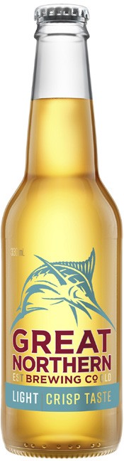NEW Great Northern Light Bottles 24x330mL