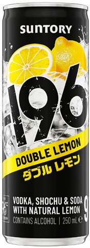 NEW -196 Double Lemon 9% Cans 4x250mL