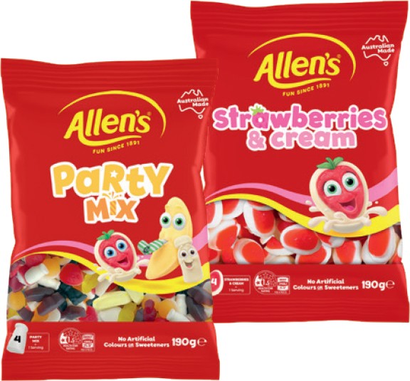 Allen’s Medium Bag 140‑200g Selected Varieties