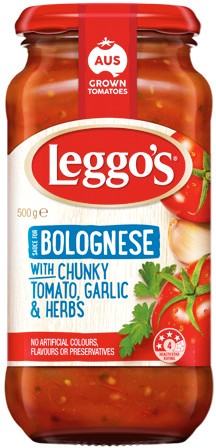Leggo’s Pasta Sauce 490‑500g Selected Varieties