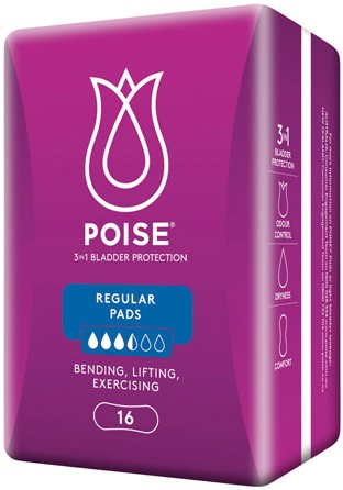 Poise Pads 8‑16 Pack Selected Varieties