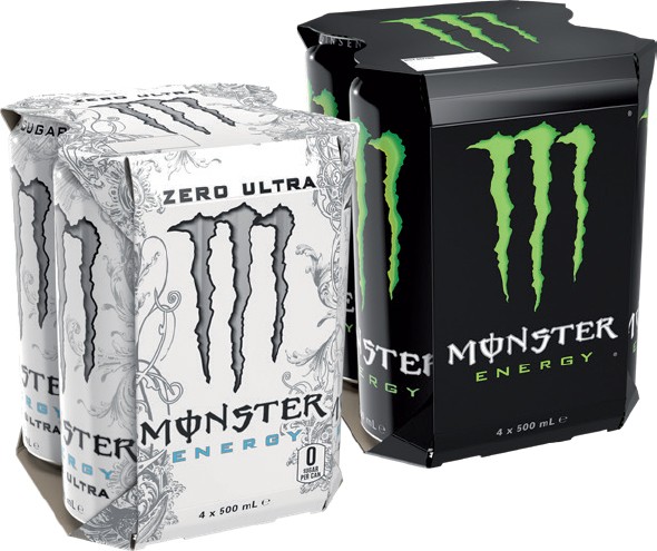 Monster Energy Drink 4x500mL Selected Varieties