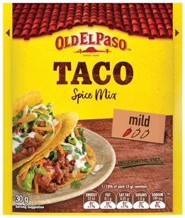 Old El Paso Spice Mix 30‑40g Selected Varieties