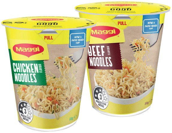 Maggi Cup Noodles 58‑65g Selected Varieties