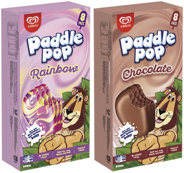 Streets Paddle Pop 8 Pack Selected Varieties