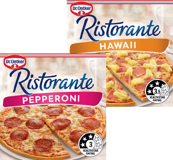 Dr. Oetker Ristorante Pizza 310‑390g Selected Varieties
