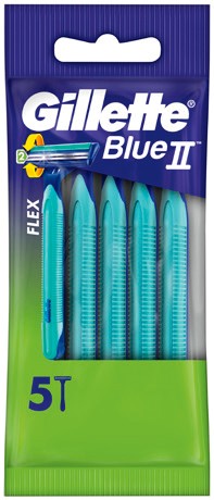 Gillette Blue II Disposable Razors 5 Pack