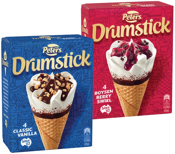 Peters Drumstick 4‑6 Pack Selected Varieties