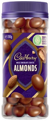 Cadbury Chocolate Coated Nuts or Fruits 270‑340g Selected Varieties*