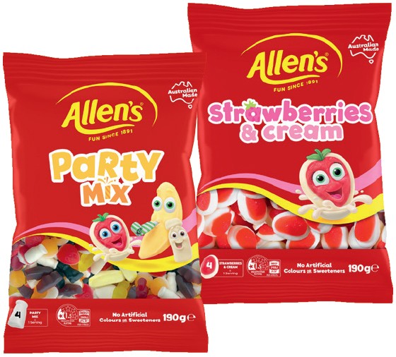 Allen’s Medium Bag 140‑200g Selected Varieties