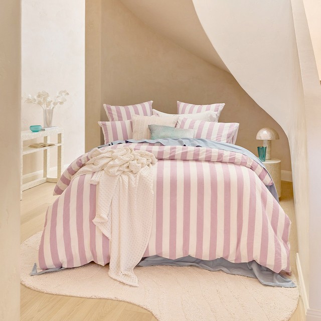 NEW Milah Stripe Quilt Cover Set by Habitat
