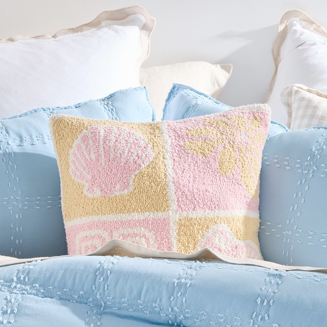 Arcana Embroidered Square Cushion by Habitat