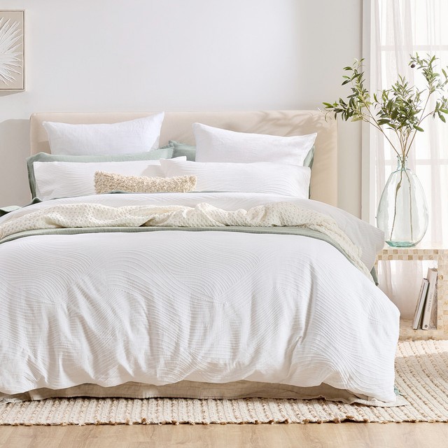 Costiera Wave Quilt Cover Set by Habitat