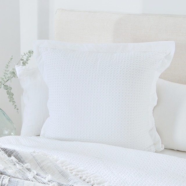 Waffle European Pillowcase by M.U.S.E.