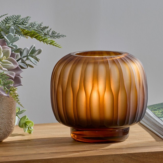 Saba Glass Candle Holder by M.U.S.E.