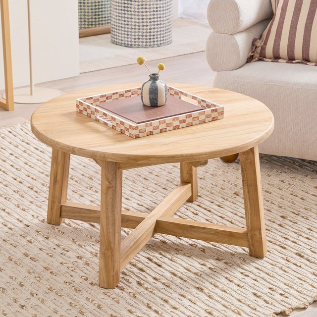Ward Recycled Round Coffee Table by M.U.S.E.