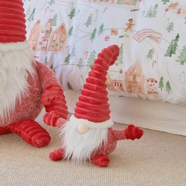 George the Red Christmas Gnome Small Decoration by Pillow Talk
