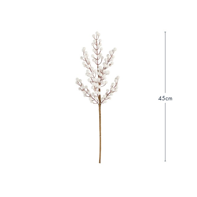 White Berry Christmas Pick by Pillow Talk