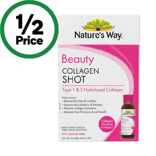 Nature’s Way Beauty Collagen Shot 50ml x Pk 10~
