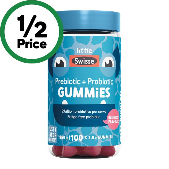 Little Swisse Prebiotic + Probiotic Gummies Pk 100~