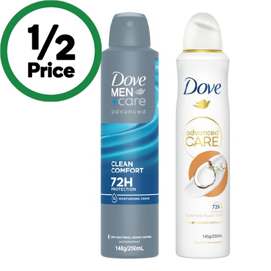 Dove Advanced Care Deodorant 72h 250ml