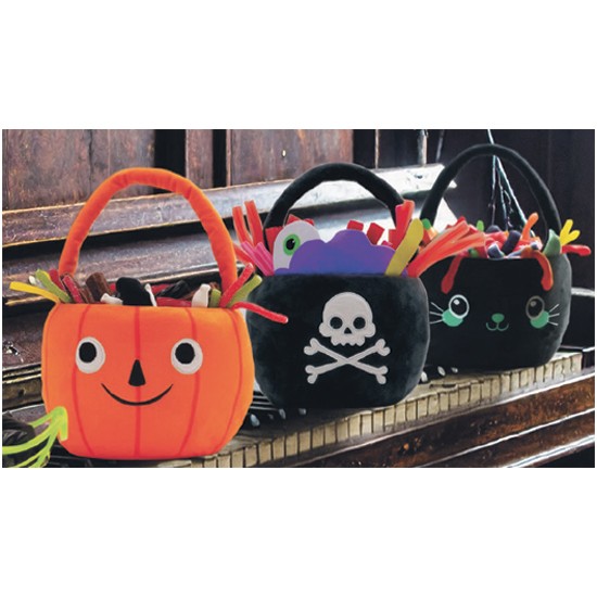 Halloween Plush Basket – Assorted
