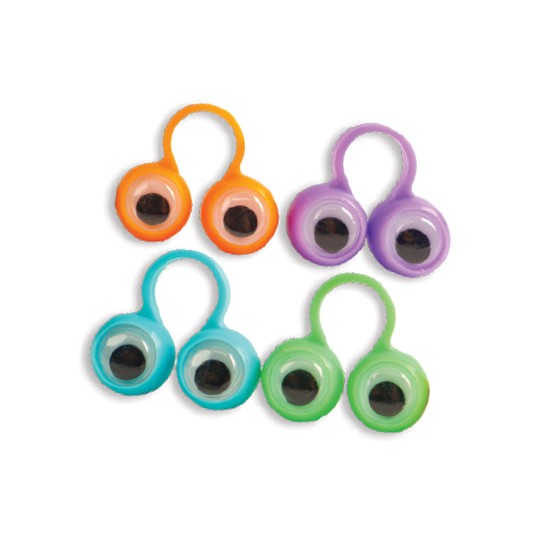 Halloween Eyeball Ring Pk 4 – Assorted