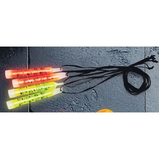 Halloween Glow Sticks Pk 4
